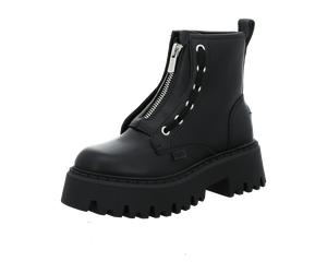 Buffalo ASPEN FRONT ZIP - VEGAN NAPPA für Damen, schwarz, Größe 40 EU