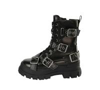 Buffalo Aspha Buckle Mid Damen Plateau Boots Schwarz Gr. 39 | BUFFALO Aspha Buckle Mid Damen Plateau Boots Schwarz Gr. 39