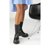 Buffalo - Aspha Clf Steel Vegan Nappa Black - Girl Schuhe - Schwarz - EU 40 - Synthetic/Textile/Gummi Schwarz EU 40