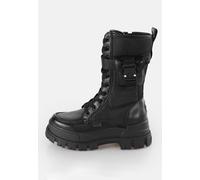 Stiefel BUFFALO "Buffalo ASPHA COM HI - VEGAN NAPPA/NYLON", Damen, Gr. 36, schwarz, Kunstfaser, unifarben, Schuhe Stiefel (23849311-36) schwarz