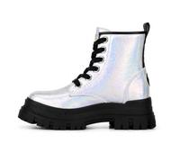 Buffalo Aspha Lace Up Hi War Silver Damen Stiefel Plateau BN16225471 G:40 | BUFFALO Aspha Lace Up Hi War Silver Damen Stiefel Plateau BN16225471 G:40