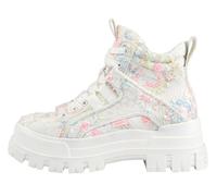 Buffalo Aspha Nc Mid - Weiß/Rosa/Blau Baumwolle