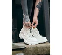 Sneaker Buffalo Aspha NC Mid White Imi Nappa Vegan Damen-Schuhgröße 38