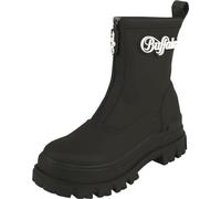 Buffalo Aspha Rain Zip Schwarz Damen 36 Schwarz 36