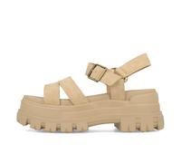 Buffalo Aspha TS Sandal Damen Vegan Nubuck Beige - Beige / EUR 41
