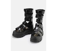 Buffalo - Aspha Zeus Platform Vegan Box Nappa Black - Girl Sandalen - Schwarz - EU 40 - Synthetic/Synthetic/Gummi Schwarz EU 40