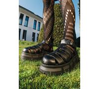 Buffalo - Ava Fisher Vegan Nappa Black - Girl Sandalen - Schwarz - EU 39 - Synthetic/Synthetic/Gummi,Kunstleder Schwarz EU 39