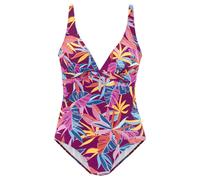 BUFFALO Badeanzug Damen beere-bedruckt Gr.38 Cup C/D