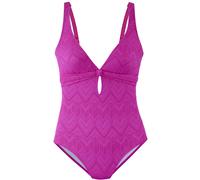 Badeanzug BUFFALO "Romance", Damen, Gr. 40, Cup A/B, pink, Polyamid, Strukturmuster, Badeanzüge, aus Strukturware (83625669-40) pink