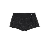 Badeshorts BUFFALO "Bloopi", Damen, Gr. 40, N-Gr, schwarz, Obermaterial: 90% Polyester, 10% Elasthan, Badehosen, in Häkeloptik (82359801-40) schwarz