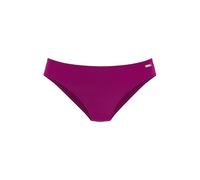 Bikini-Hose BUFFALO "Soleil", Damen, Gr. 48, N-Gr, lila (beere), Recycling-Polyamid, unifarben, Badehosen Bikini-Hose (95037118-48) beere