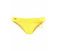 Bikini-Hose BUFFALO "Happy" Gr. 36, N-Gr, gelb Damen Badehosen Ocean Blue mit Umschlagbund (506132-36)