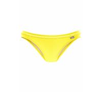 Bikini-Hose BUFFALO "Happy", Damen, Gr. 42, N-Gr, gelb, Microfaser, Microfaser, Polyamid, unifarben, Badehosen Bikini-Hose, mit geflochtenem Ziergürtel (506558-42) gelb