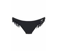 Buffalo Bikini-Hose Happy, mit Fransen 32, N-Gr schwarz Damen Black White Trends Damenbademode 32, N-Gr schwarz