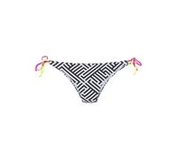Bikini-Hose BUFFALO "Gioletta", Damen, Gr. 36, N-Gr, schwarz-weiß (schwarz, weiß), Obermaterial: 83% Polyamid, 17% Elasthan. Futter: 100% Polyester, bedruckt, gemustert, Badehosen Bikini-Hose, Mit kon