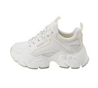 Buffalo Sneaker BINARY Monochromer Optik Weiß Damen Gr. 40