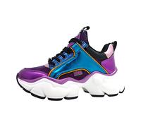 Buffalo Binary Glam Damenschuhe Schnürschuhe Low Mehrfarbig Freizeit, Schuhgröße:38 EU