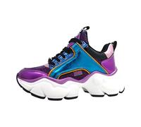 Buffalo Binary Glam Damenschuhe Schnürschuhe Low Mehrfarbig Freizeit, Schuhgröße:36 EU