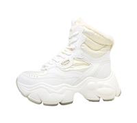 Buffalo Binary Snow LACE UP Boot Damenschuhe Stiefel Schnürer Weiß, Schuhgröße:40 EU