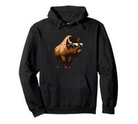 Buffalo Bison trägt Sonnenbrille - Funny Farm Farmer Faming Pullover Hoodie