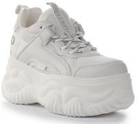 Trainingsschuh BUFFALO "Buffalo Buffalo Blader Chain - Vegan Nappa/Nubuck/Mesh" Gr. 40, weiß (white) Damen Schuhe (20184509-40) white