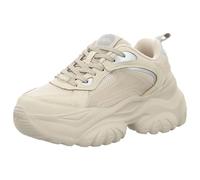Buffalo Damen Plateau Sneaker für Damen, beige, Größe 40 EU