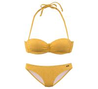 BUFFALO Bügel-Bandeau-Bikini Damen gelb Gr.42 Cup C