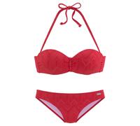 BUFFALO Bügel-Bandeau-Bikini Damen rot Gr.34 Cup C