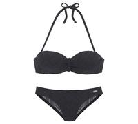 BUFFALO Bügel-Bandeau-Bikini Damen schwarz Gr.34 Cup A