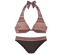 Bügel-Bikini BUFFALO Gr. 42, Cup E, braun (braun bedruckt) Damen Bikini-Sets (31808648-42) braun bedruckt