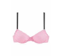 BUFFALO Bügel-Bikini-Top Damen rosa-schwarz Gr.44 Cup B