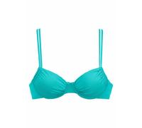 BUFFALO Bügel-Bikini-Top Damen türkis Gr.36 Cup B
