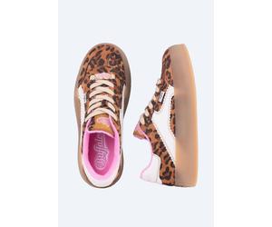 Buffalo - Cajo Leo/Pink/White - Girl Schuhe - Braun - EU 42 - Textile, Synthetic/Textile/Gummi Braun EU 42