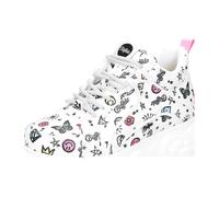 Buffalo CLD Corin Graffiti für Damen, weiß, Größe 38 EU