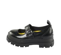 Buffalo Damen Aspha Loafer Buckle OS Mokassins, Schwarz , 39 EU