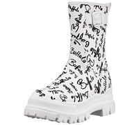 Buffalo Damen ASPHA RAIN LO Mode-Stiefel, White/Black, 38 EU