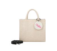Buffalo Damen Big Boxy Collection 2-Tone Croco White Taupe Shopper