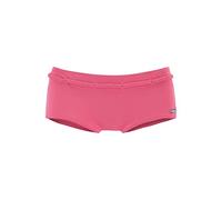 Buffalo Bikini-Hotpants Happy, mit geflochtenem Ziergürtel 42, N-Gr rosa Damen Black White Trends Damenbademode 42, N-Gr rosa