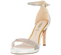 BUFFALO Damen Sandale 'MONROE' silber / weiß, Größe 41, 7680263 Silber / Weiß 41