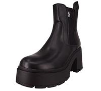 Buffalo Damen Elegante Stiefelette Mila Chelsea 1220083 Schwarz