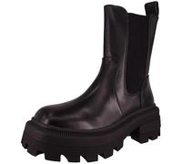 Buffalo Damen Elegante Stiefelette Nabu Chelsea Vegan 1622343 Schwarz, Groesse:40 EU