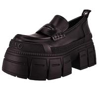 Buffalo Damen Halbschuhe Gospher Loafer Vegan 1622348 Black, Groesse:39 EU