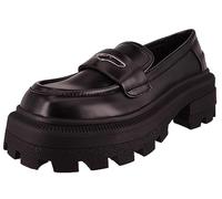 Buffalo Damen Halbschuhe NABU Loafer Vegan 1622342 Schwarz, Groesse:37 EU