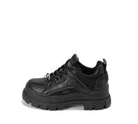 Schnürschuh BUFFALO Gr. 38, schwarz Damen Schuhe Schnürschuhe mit Profilsohle, Freizeitschuh, Halbschuh, Schnürschuh (36914330-38)