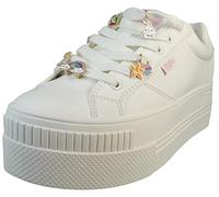 Buffalo Damen Low Sneaker PAIRED Charm 2.0 Weiß Synthetik, Größe:39, Farbauswahl:weiß