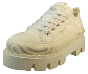 Buffalo Damen Low Sneaker Raven Lo 1622218 Creme