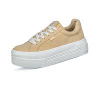 Buffalo Damen Plateau Sneaker für Damen, beige, Größe 40 EU