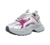 Buffalo Damen Plateau Sneaker für Damen, silber, Größe 42 EU