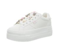 Buffalo Damen Plateau Sneaker für Damen, weiß, Größe 40 EU