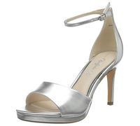 Buffalo Damen Ronja Sandale mit Absatz, Silber, 41 EU